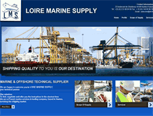 Tablet Screenshot of loiremarinesupply.com